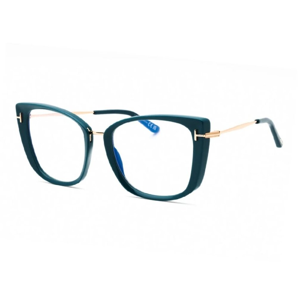 NEW TOM FORD EYEGLASSES BLUE WOMEN CAT EYE EYEWEAR